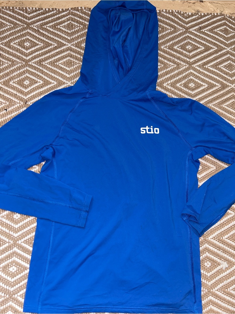Stio Kids Royal Blue Hooded Swim Shirt